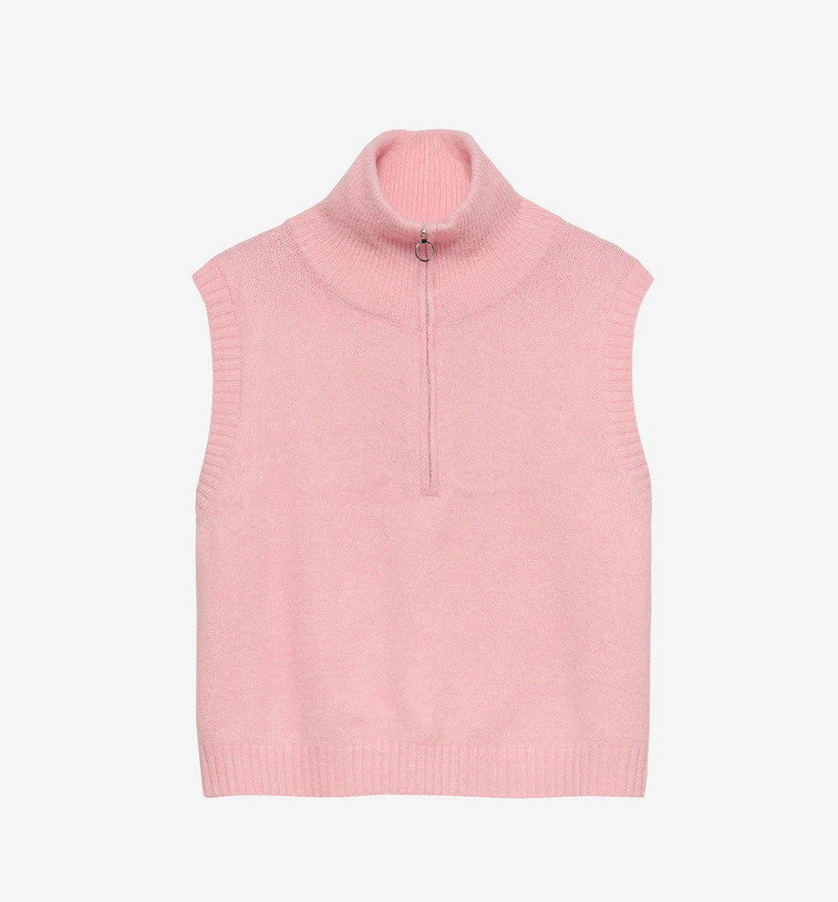 HALF ZIP VEST