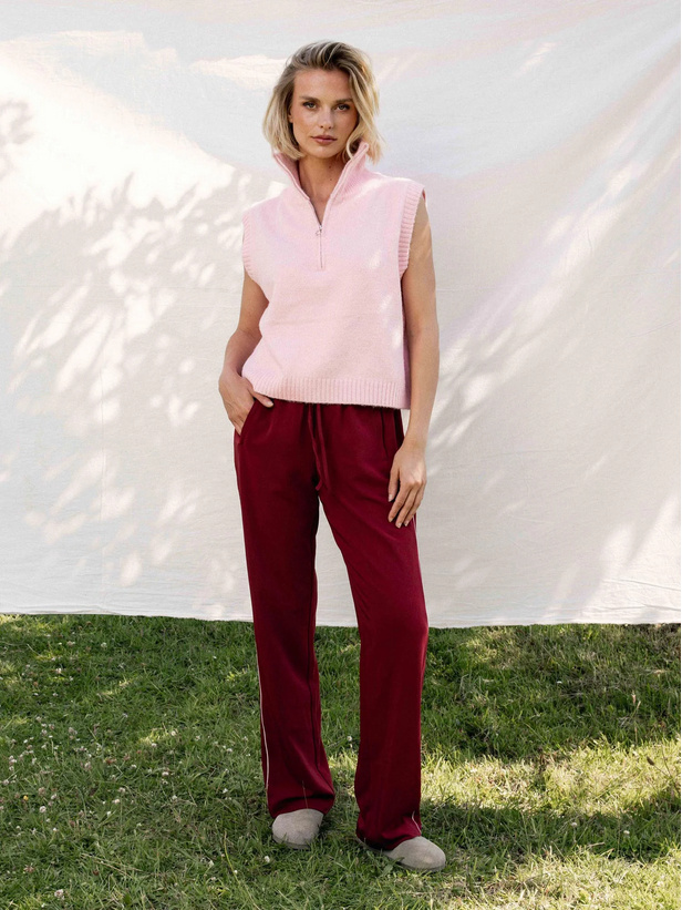 TRACKSUIT TROUSERS WITH PIPING