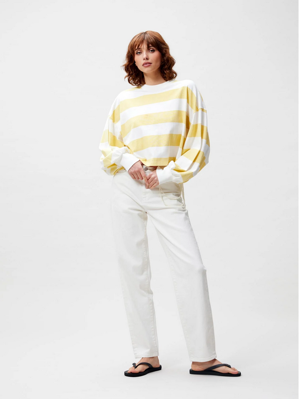 OVERSIZED STRIPED LONG SLEEVE