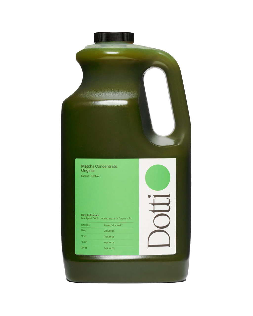 Pack de 4 : concentré de matcha 7:1 + 2 pompes (1/2 oz par pompe)