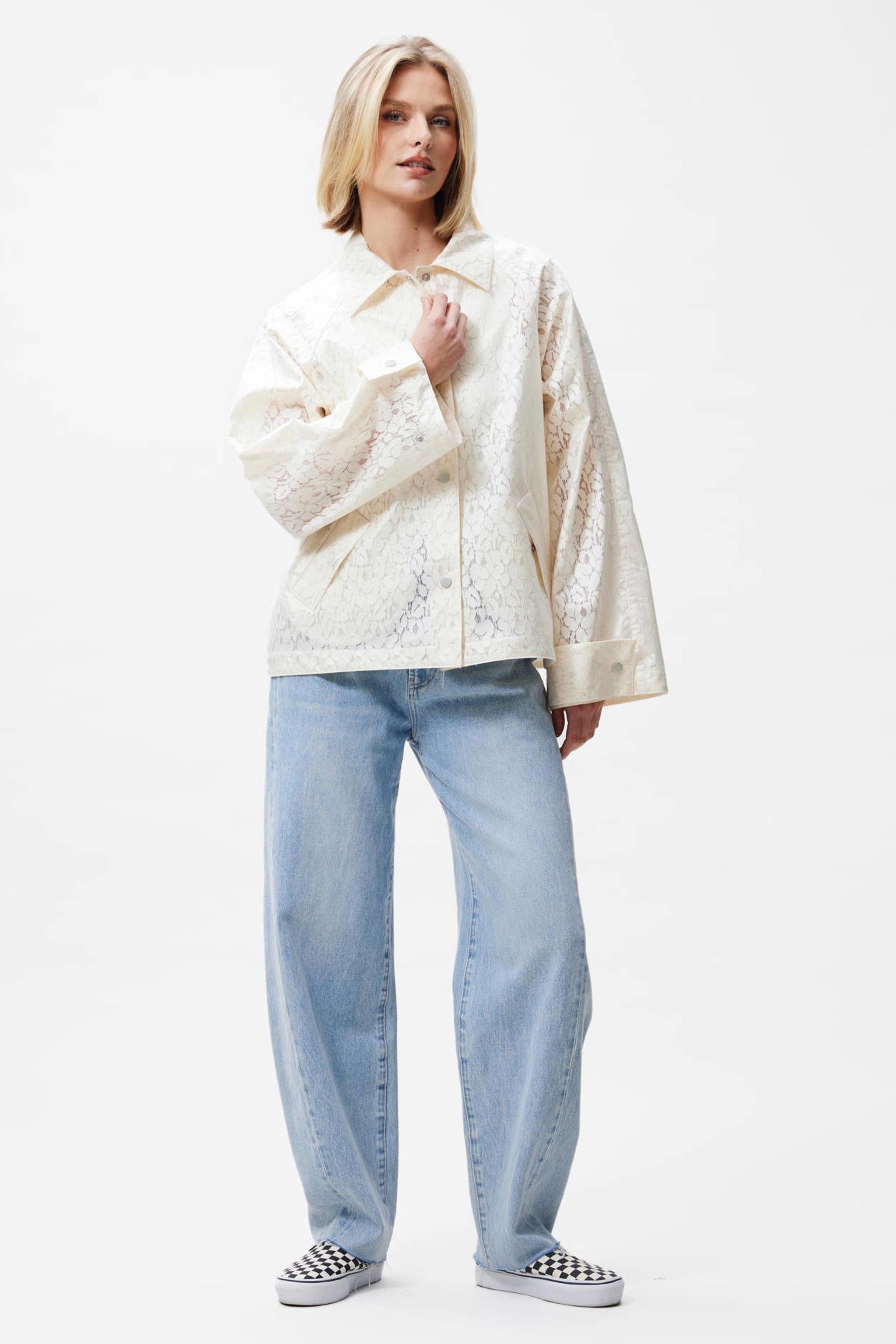 LACED RAINCOAT