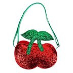 Sac à main pailleté - Cerise