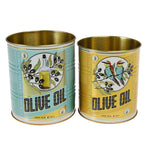 Boîtes de rangement moyennes (lot de 2) - Huile d'olive