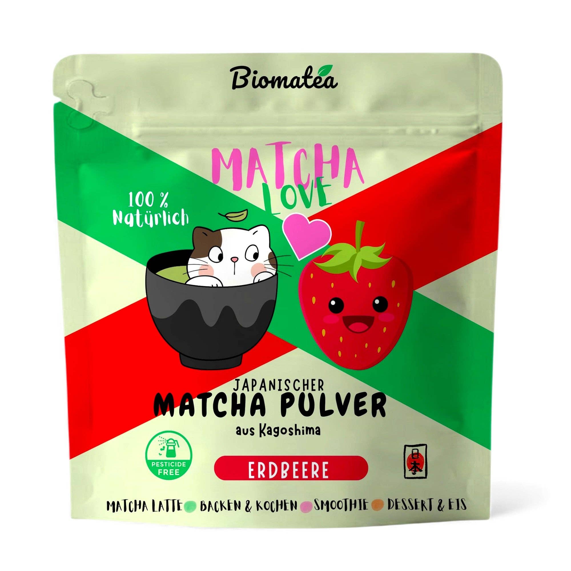 Matcha Love, 50 g de poudre de thé matcha japonais au goût de mangue