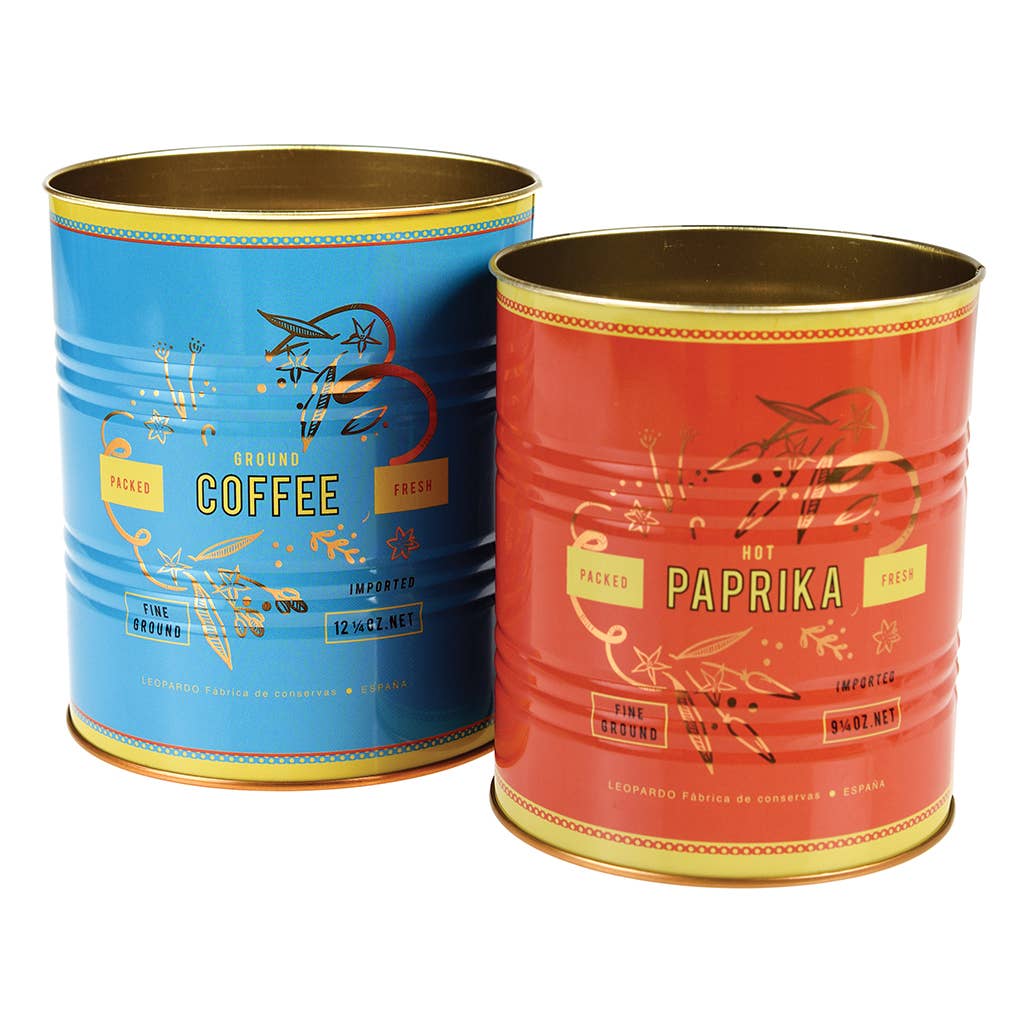 Boîtes de rangement moyennes (lot de 2) - Léopard