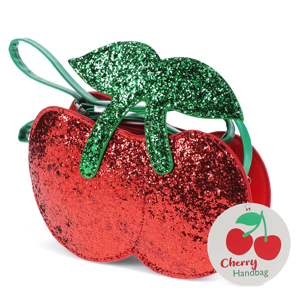 Sac à main pailleté - Cerise