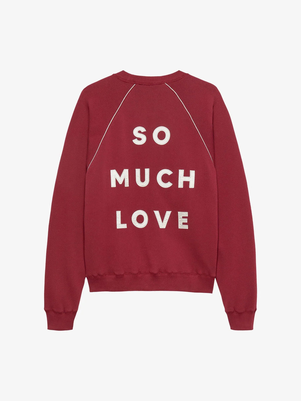 GRAPHIC SWEATER WITH PIPING