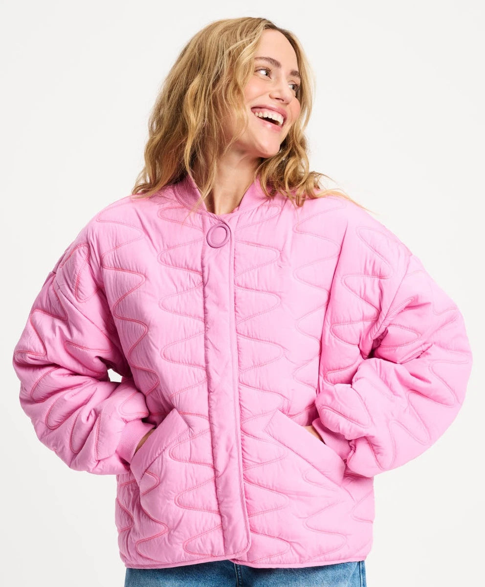 QUILTED CHEERING PINK