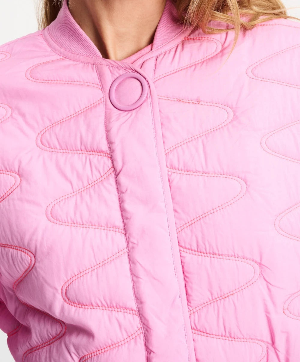 QUILTED CHEERING PINK