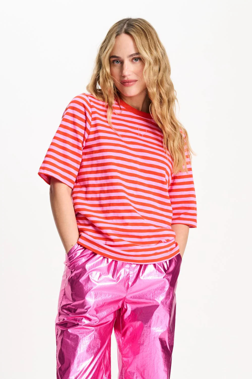 STRIPE ORANGE PINK