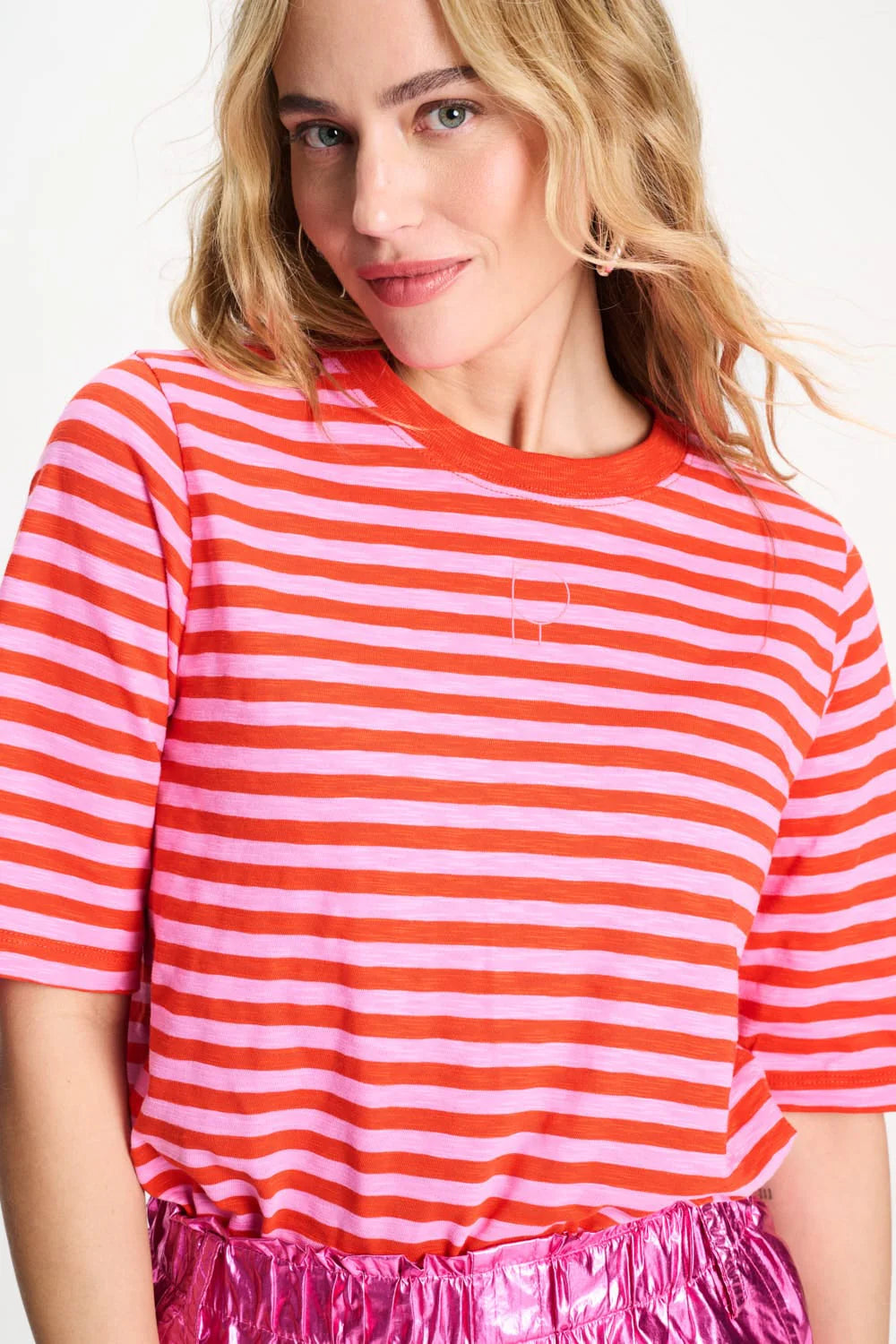 STRIPE ORANGE PINK