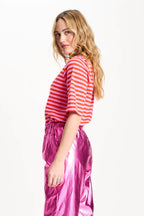 STRIPE ORANGE PINK