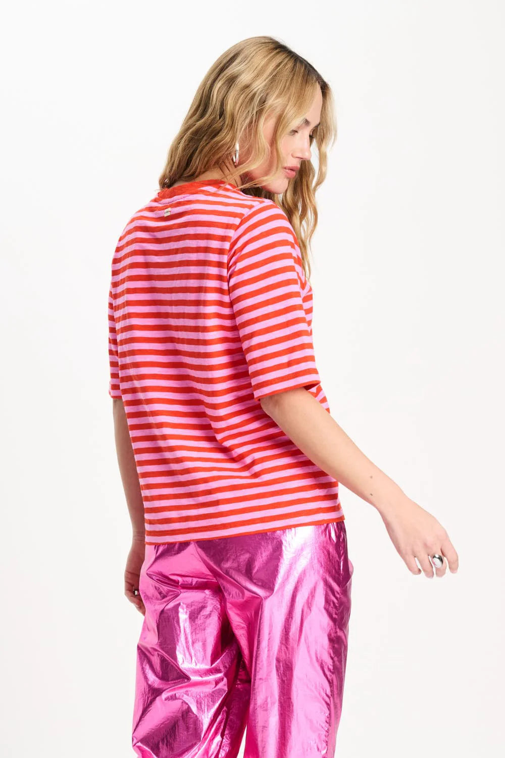STRIPE ORANGE PINK