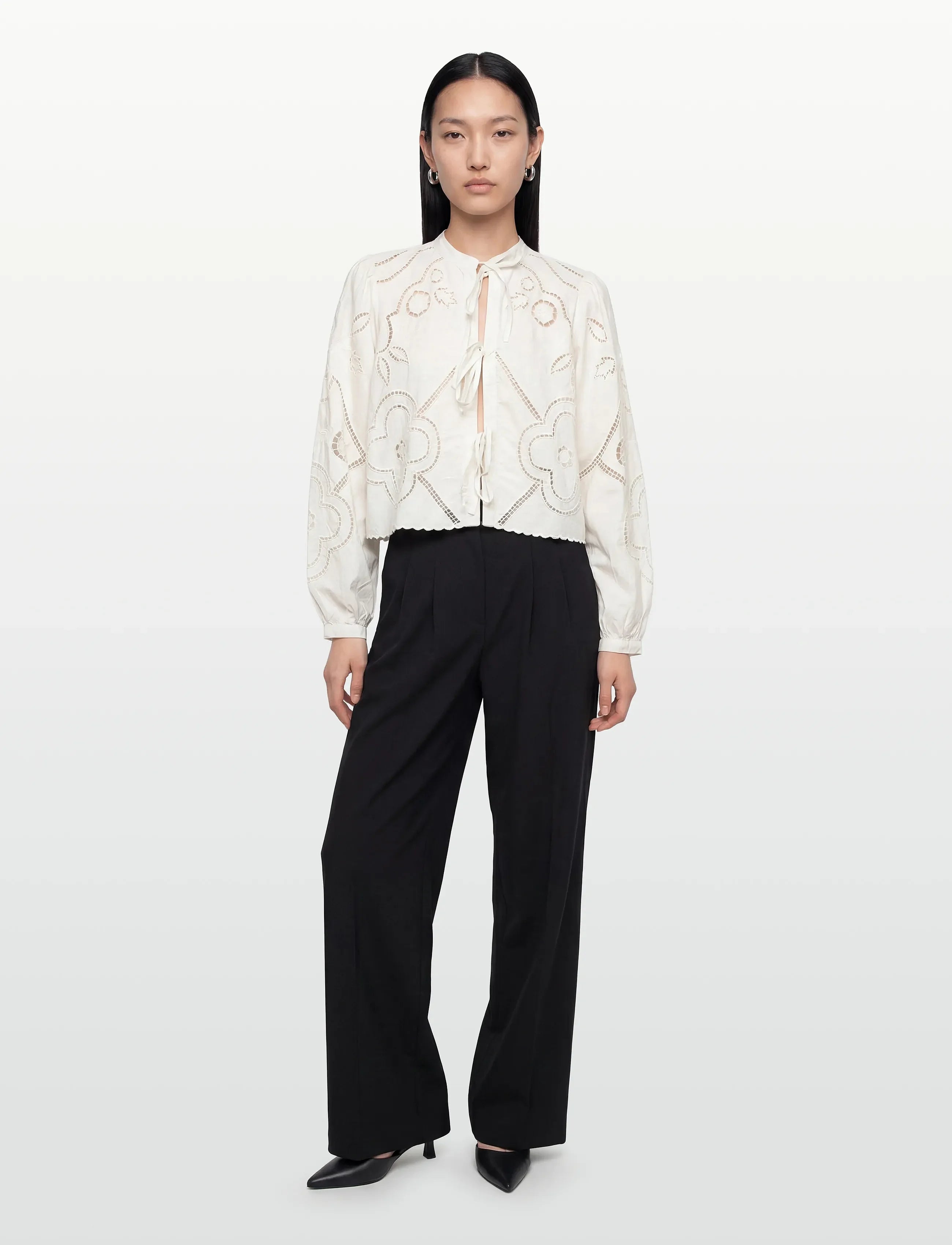 ROUCARIN L/S O-NECK TOP/1