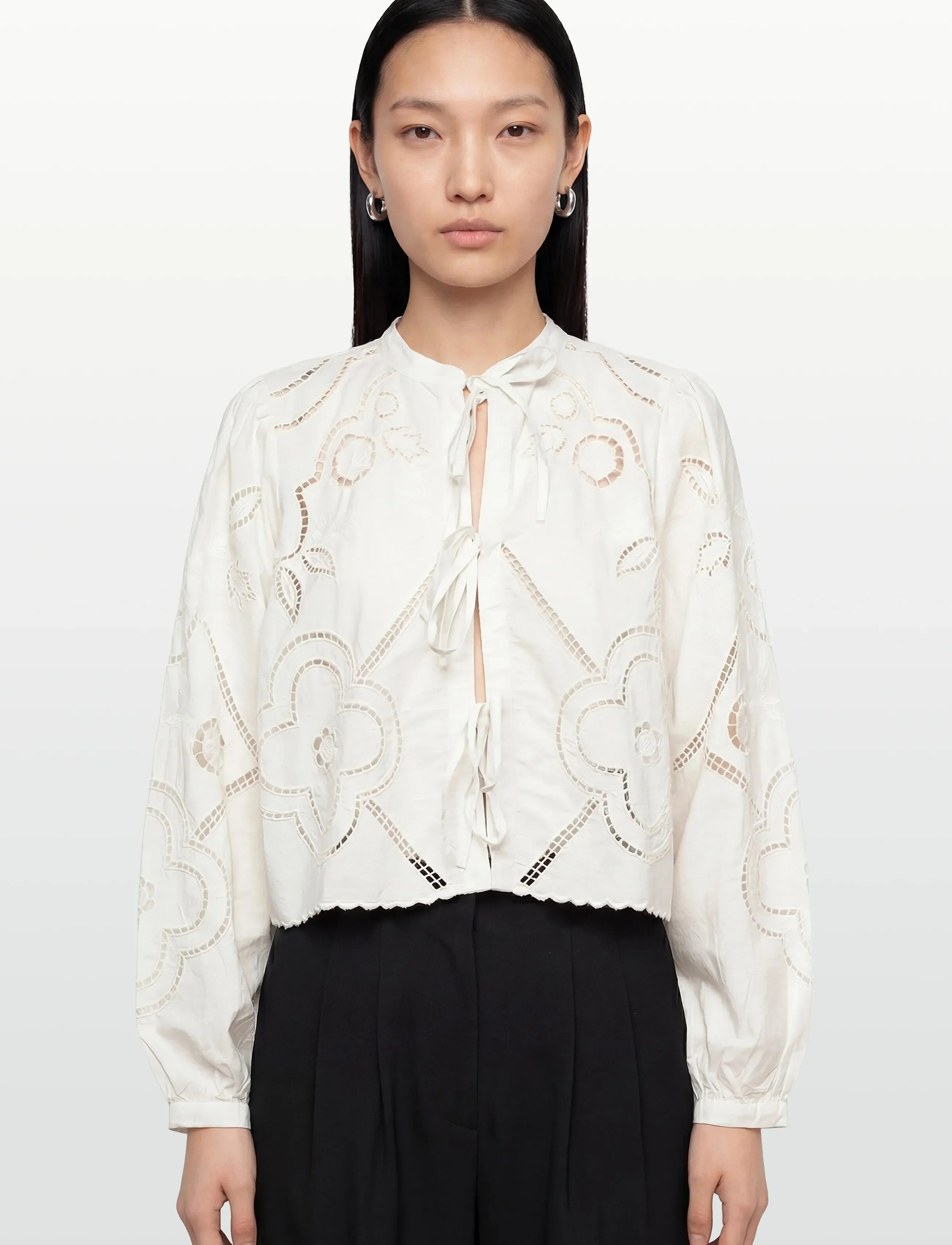 ROUCARIN L/S O-NECK TOP/1